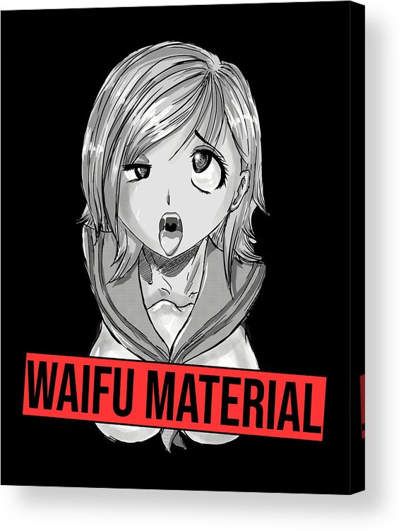 Waifu Anime Mounted Prints for Sale