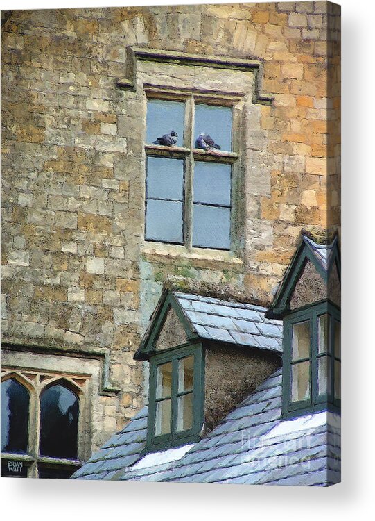 Stow-in-the-wold Acrylic Print featuring the photograph High Church Perch by Brian Watt