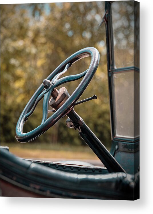 Model T Acrylic Print featuring the photograph Hit the Road by M Kathleen Warren