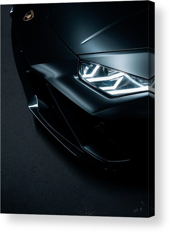 Lamborghini Acrylic Print featuring the photograph Huracan by David Whitaker Visuals