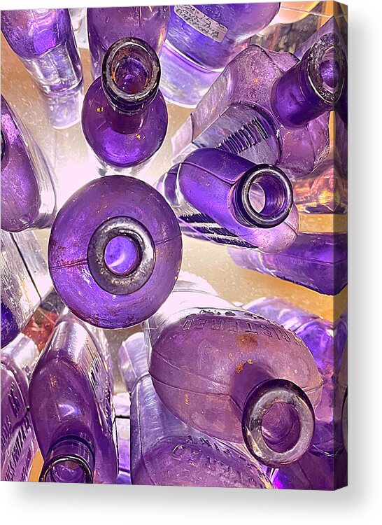 Purple Acrylic Print featuring the photograph Inside Purple by Lee Darnell