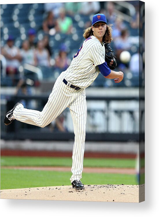 Jacob Degrom Acrylic Print featuring the photograph Jacob Degrom by Elsa