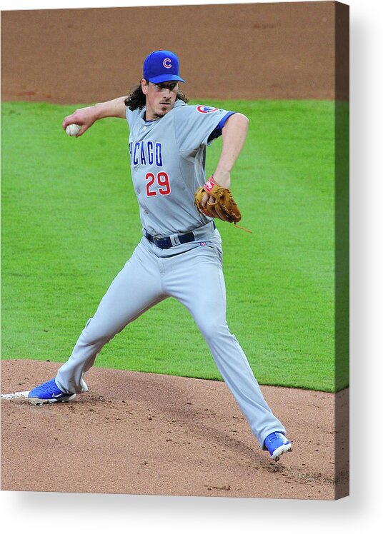 Atlanta Acrylic Print featuring the photograph Jeff Samardzija by Scott Cunningham