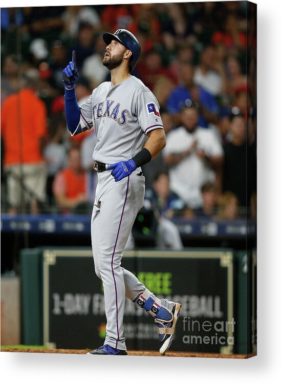 Ninth Inning Acrylic Print featuring the photograph Joey Gallo by Bob Levey