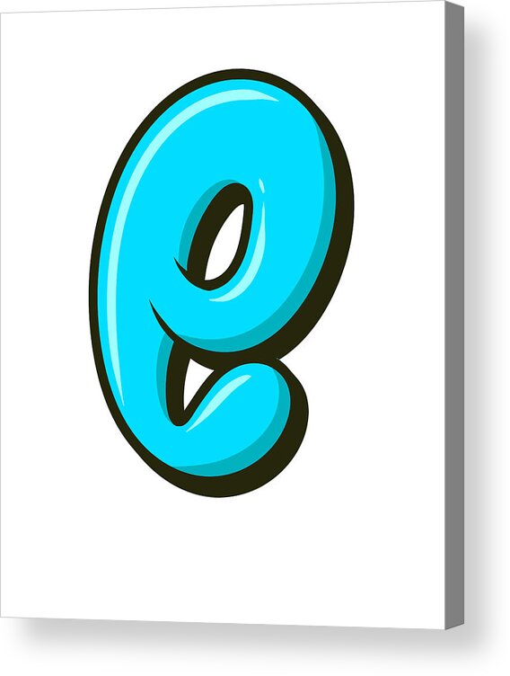 Letter E Graffiti Alphabet, E Typography Blue letter E, Bubble Letter E  Acrylic Print by Elsayed Atta - Pixels