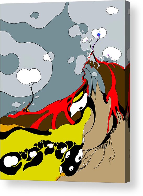 Climate Change Acrylic Print featuring the digital art Lit by Craig Tilley