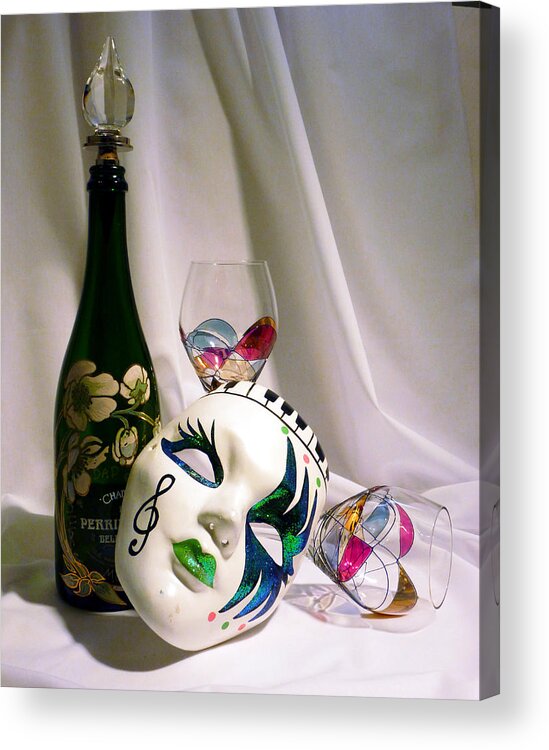 Mask Acrylic Print featuring the photograph Masquerade by Gigi Dequanne