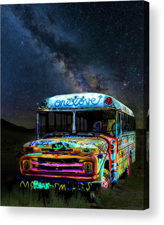 2020 Acrylic Print featuring the photograph Milky Way Over Mojave 6 by James Sage