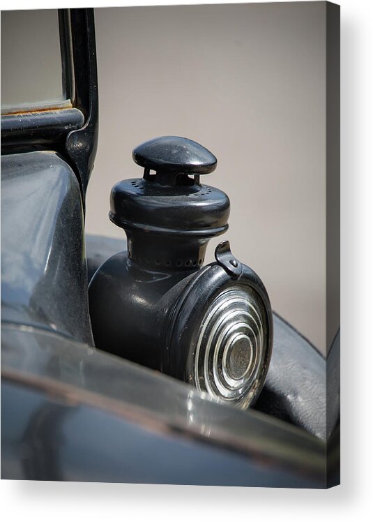Model T Acrylic Print featuring the photograph Model T headlamp by M Kathleen Warren