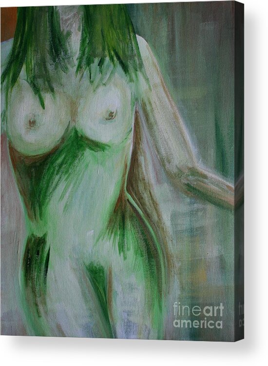 Paintings Acrylic Print featuring the painting Mother Earth by Julie Lueders 