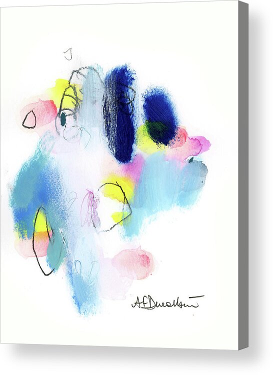 Abstract Acrylic Print featuring the painting Ocean 03 by AF Duealberi