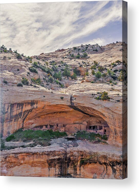  Acrylic Print featuring the photograph October 2019 Cliff Dwelling by Alain Zarinelli