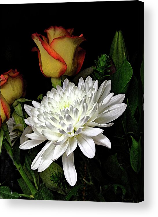 Flowers Acrylic Print featuring the photograph Old Master Floral by Andrew Lawrence