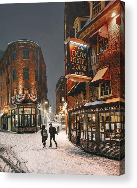  Acrylic Print featuring the photograph Olde Man Winter by Brian McWilliams