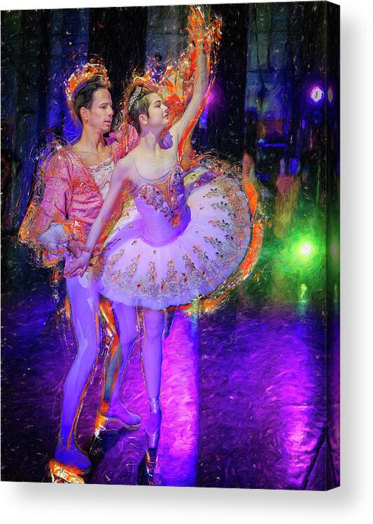 Ballerina Acrylic Print featuring the photograph Pache and Cassaboon by Craig J Satterlee