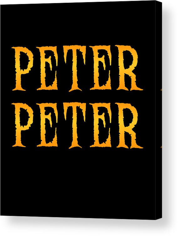 Halloween Acrylic Print featuring the digital art Peter Peter Pumpkin Eater Costume by Flippin Sweet Gear