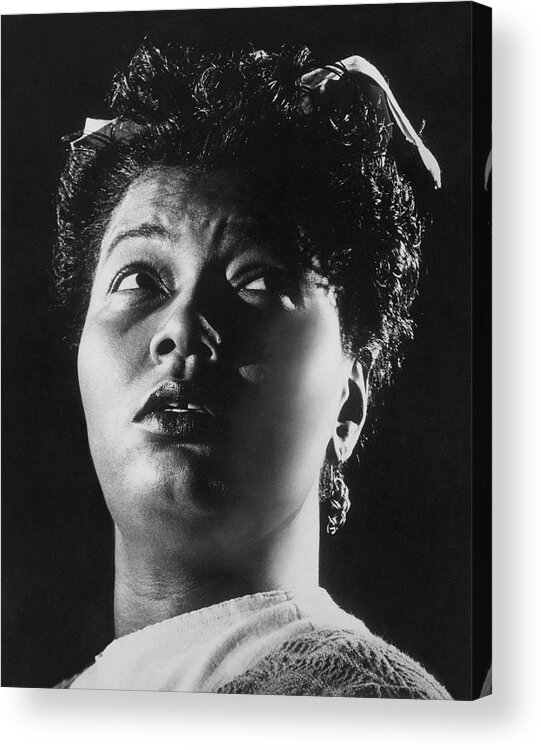 Actress Acrylic Print featuring the drawing Portrait of Pearl Bailey by Gjon Mili