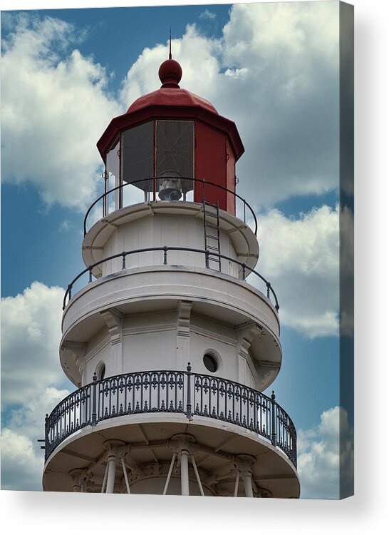 Rawley Point Lighthouse Acrylic Print featuring the photograph Rawley Point Lighthouse by Scott Olsen