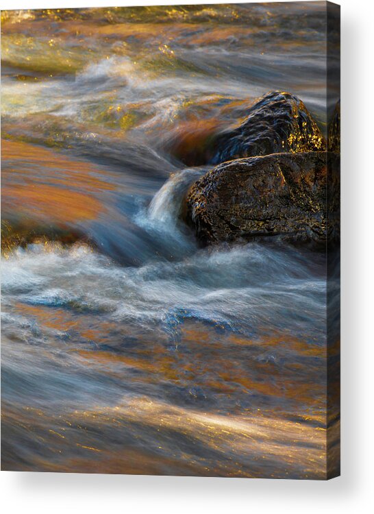  Connecticut Acrylic Print featuring the photograph Rippling Waters by Ray Silva
