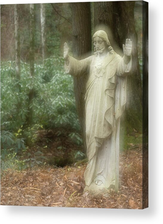 Catholic Acrylic Print featuring the photograph Sacred Heart by Melissa Southern
