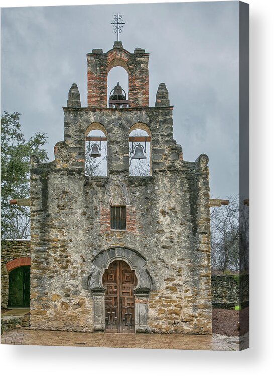 Mission San Francisco De La Espada Acrylic Print featuring the photograph San Francisco de la Espada by Jurgen Lorenzen