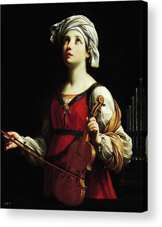 Santa Cecilia Acrylic Print featuring the digital art Santa Cecilia by Long Shot