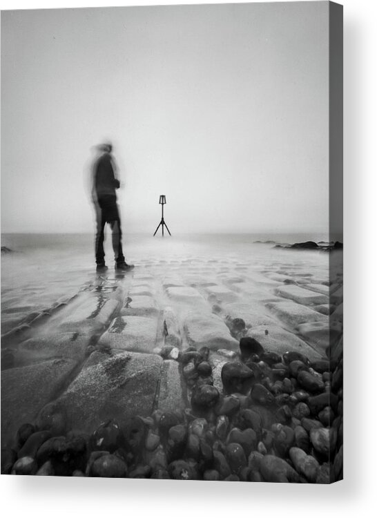 Pinhole Acrylic Print featuring the photograph Ghost on the shores. by Will Gudgeon