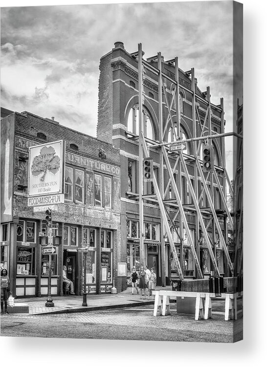 Beale Street Acrylic Print featuring the photograph Silky O'Sullivan's - Memphis by Susan Rissi Tregoning