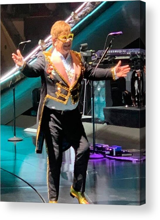 Elton Acrylic Print featuring the photograph Sir Elton by Lee Darnell