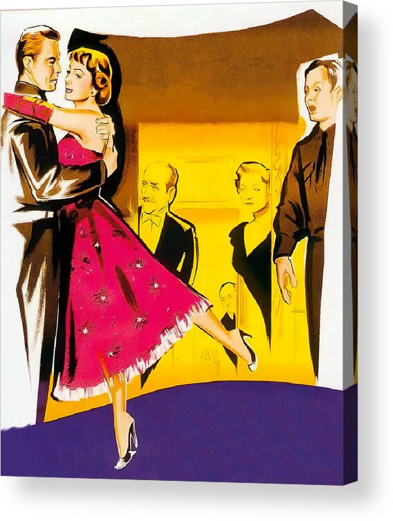 The Acrylic Print featuring the painting ''The Ambassador's Daughter'', 1956, movie poster painting-2 by Movie World Posters