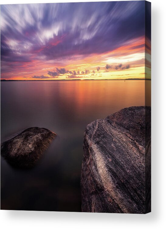 Sunset Acrylic Print featuring the photograph The Beautiful Evening Light by Nate Brack