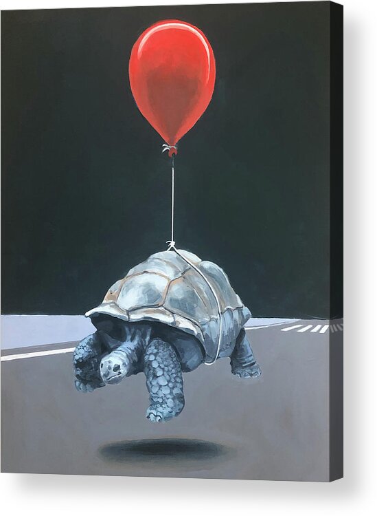 Touch And Go Acrylic Print featuring the painting Touch And Go by Jeffrey Bess