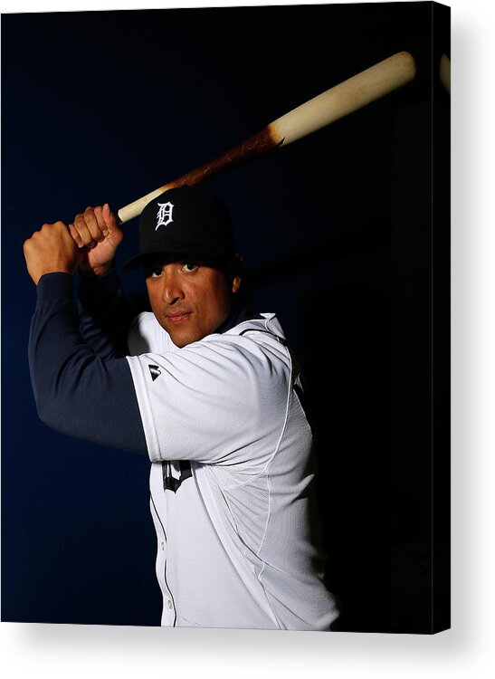 Media Day Acrylic Print featuring the photograph Victor Martinez by Kevin C. Cox