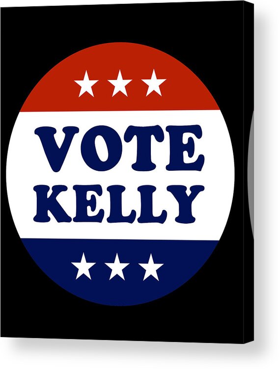 Arizona Acrylic Print featuring the digital art Vote Mark Kelly 2020 by Flippin Sweet Gear