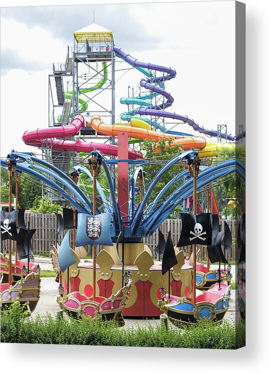 Ohio Acrylic Print featuring the photograph Water Fun by Stewart Helberg