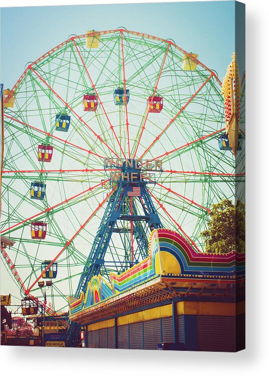 Ferris Wheel Acrylic Print featuring the photograph Wonder Ferris Wheel by Sonja Quintero