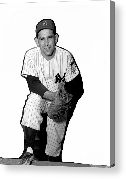 People Acrylic Print featuring the photograph Yogi Berra by Kidwiler Collection