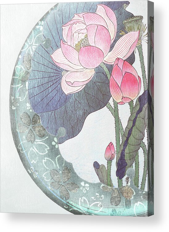 Lotusflower Acrylic Print featuring the photograph Zen by Jacky Gerritsen