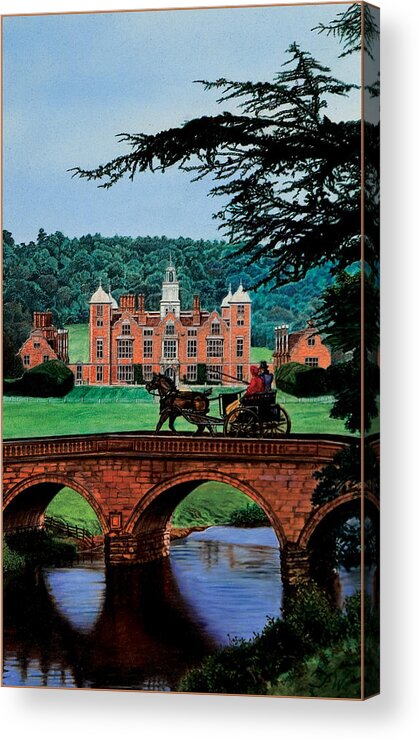 Romance Acrylic Print featuring the painting Pride and Prejudice by Patrick Whelan