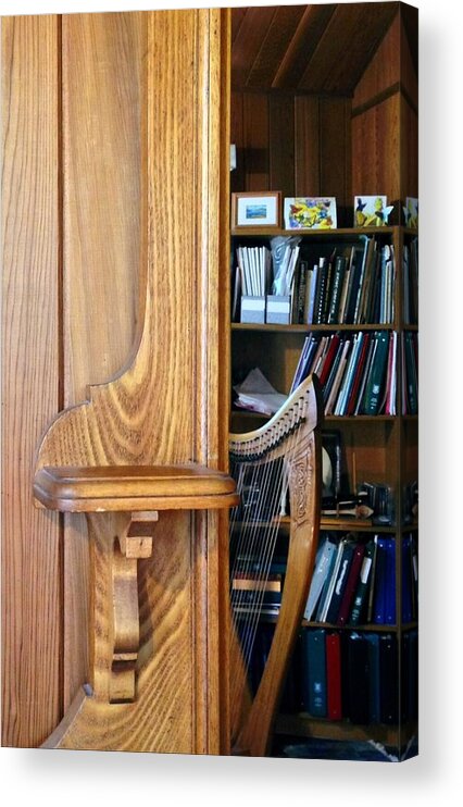 Harp Acrylic Print featuring the photograph This is my house... #1 by Kate Gibson Oswald