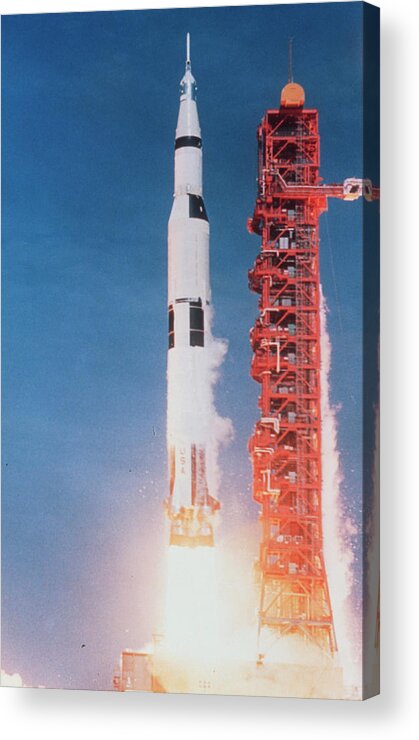 Apollo 11 Acrylic Print featuring the photograph Launch Of Apollo 11 by Nasa/science Photo Library