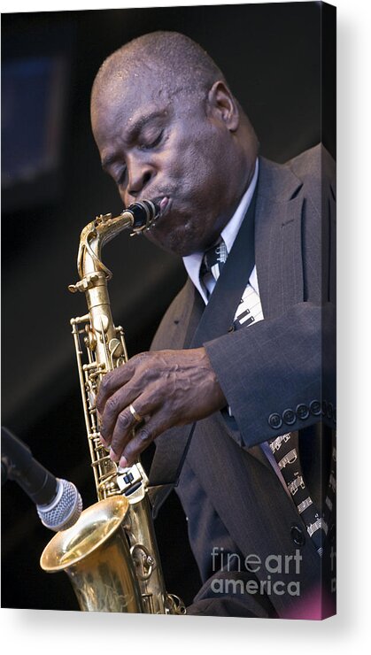 Craig Lovell Acrylic Print featuring the photograph Maceo Parker by Craig Lovell