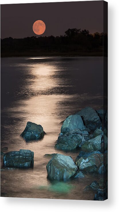 Moon Acrylic Print featuring the photograph Moon Rocks by Gary Slawsky