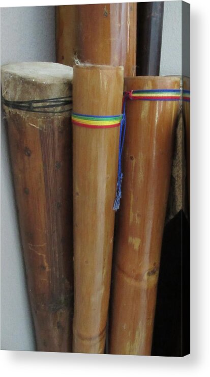 Tropical Acrylic Print featuring the photograph Rain Sticks by Ashley Goforth