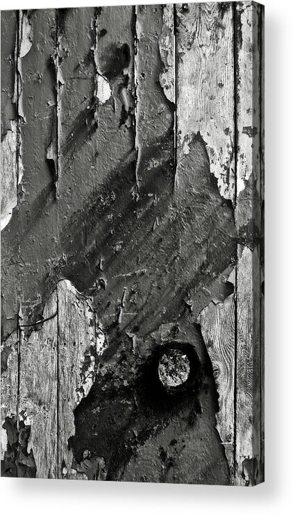 Old Acrylic Print featuring the photograph Stripping hull of an old abandoned ship by RicardMN Photography