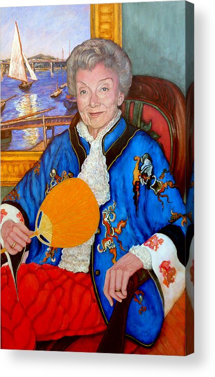 Nancy Roderick Acrylic Print featuring the painting The Duchess by Tom Roderick