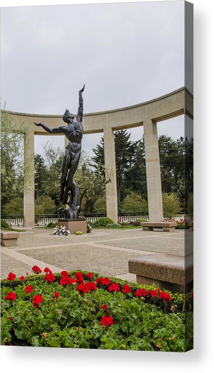 Monument Acrylic Print featuring the photograph Let's Not Forget by Marta Cavazos-Hernandez