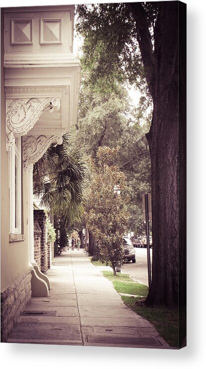 Charleston Acrylic Print featuring the photograph Southern Stroll by Jessica Brawley