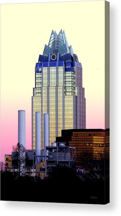 Frost Tower Acrylic Print featuring the photograph The Frost Tower by Lisa Spencer