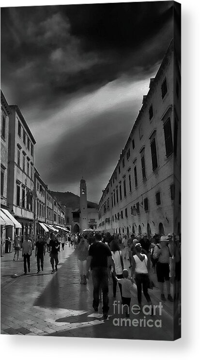 Europe Acrylic Print featuring the photograph Downtown Dubrovnik - Croatia #2 by Doc Braham
